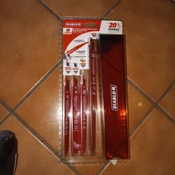 Six Piece Diablo Wood And Metal Sawzall Blade Set