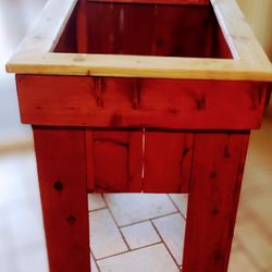 Custom Made Raised Flower Box