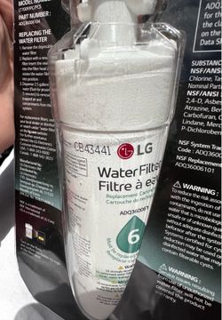 Water filter replacement