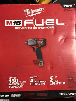 Milwaukee M18 Fuel 1/2” Compact Impact Wrench