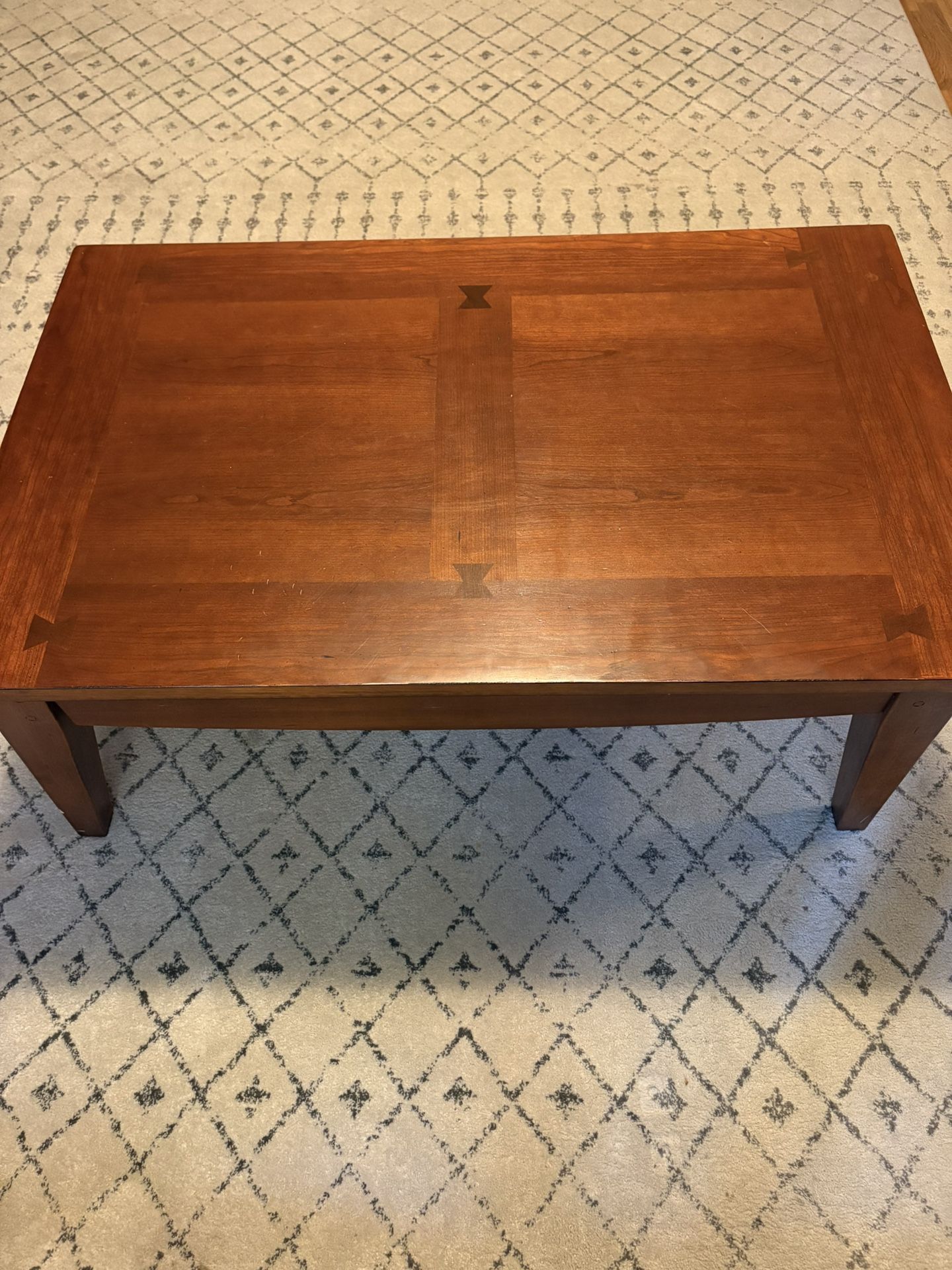 Solid Hardwood Coffee Table