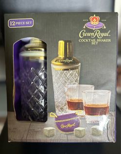 Crown Royal cocktail shaker set