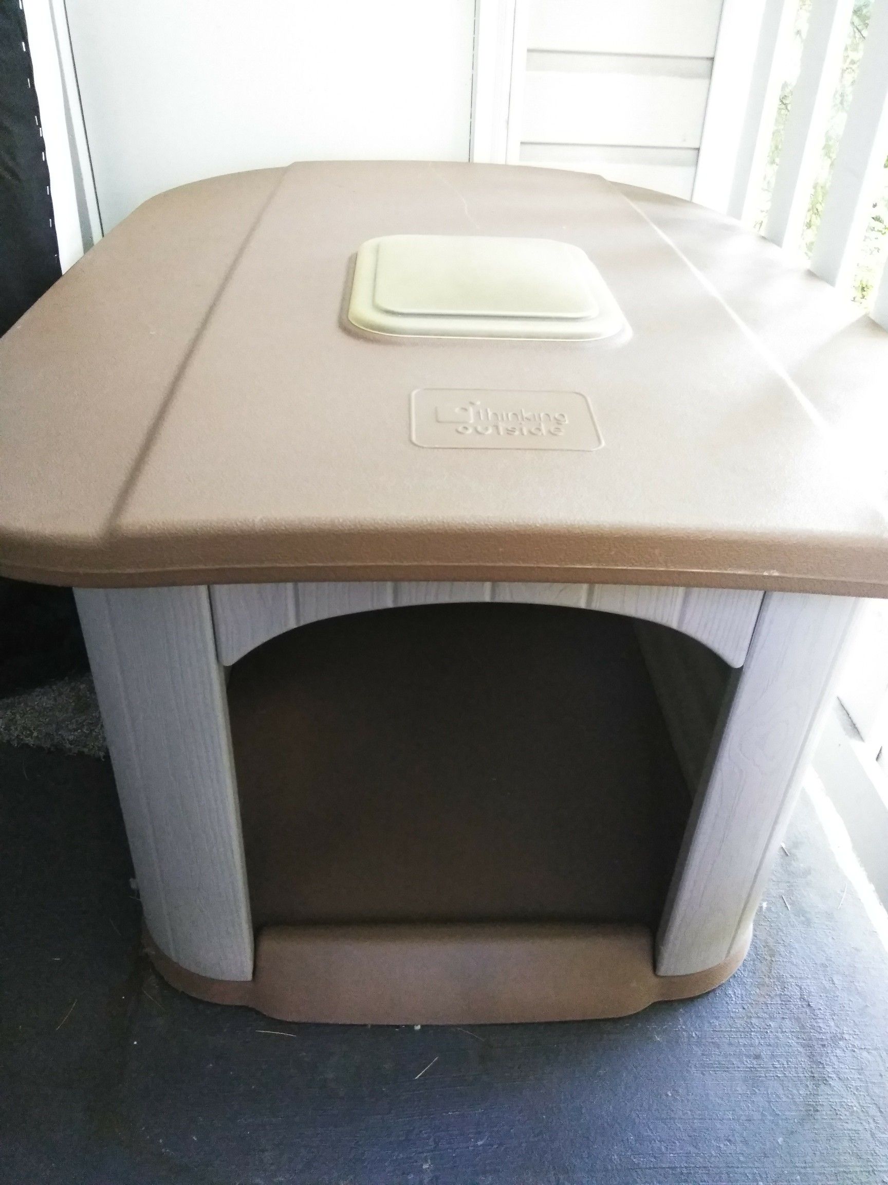 Large Thinking Outside dog house For sale , Can deliver to your place