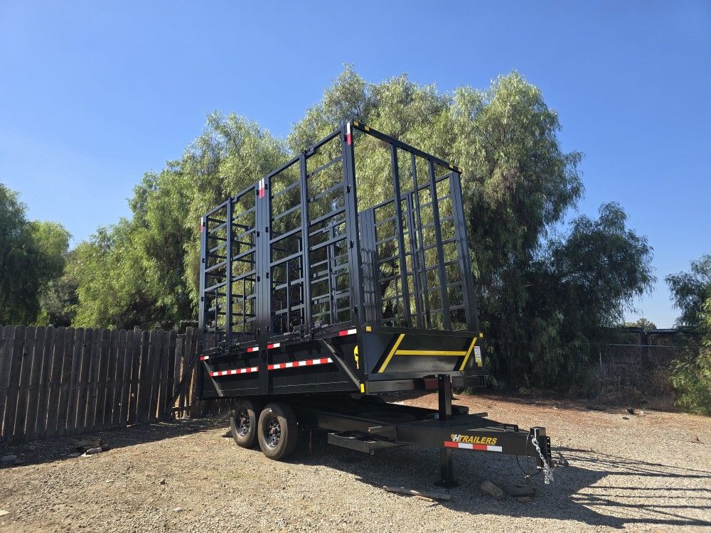 Custom Dump Trailer To Move Tire