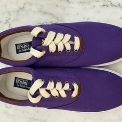 Mens POLO Ralph Lauren purple tennis Shoes Size 10.5
