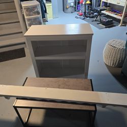 3 Tier Wood Book Case N Shelf