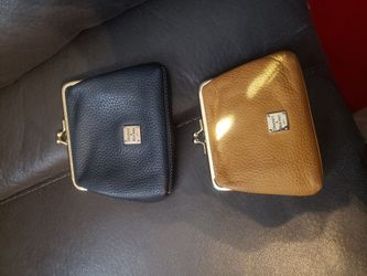 2 Large Donney & Bourke credit card & coin purse