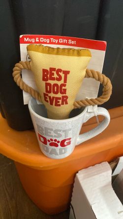 Dog Dad Mug Set Dog Toy