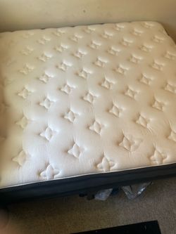 Queen size bed with frame
