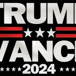 NEW:  3 X 5  TRUMP VANCE FLAG