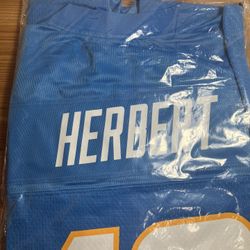 NFL PRO LINE Men's Justin Herbert Powder Blue Los Angeles Chargers Team Player Jersey Size L