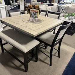 Dining Set! Last One! $949! Easy Financing! 😁💚❤️