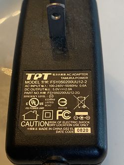 New AC Adapter Works with TPT FSY050200UU12-2 G Magellan Tamura DC Charger