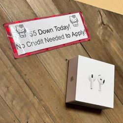 Apple Airpods 4 Bluetooth Headphones New - $1 To Take it Home same Day and Pay the Rest later!