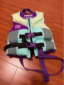 Brand New Hyperlite Child Life Jacket (30-50 lbs) – Blue/Teal