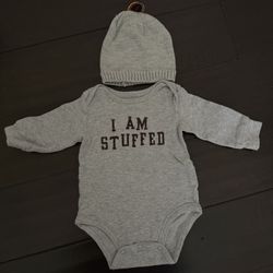 Thanksgiving Onesie & Hat Set