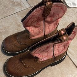 Pink Girls Cowgirl Boots 