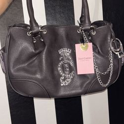 Juicy Couture Crown Satchel (Brown)