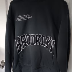 Brooklyn Spellout Hoodiesize Medium Like New