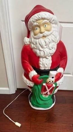 Vintage Santa Clause Nutcracker 39” Grand Venture Blow Mold light isn’t working just $65