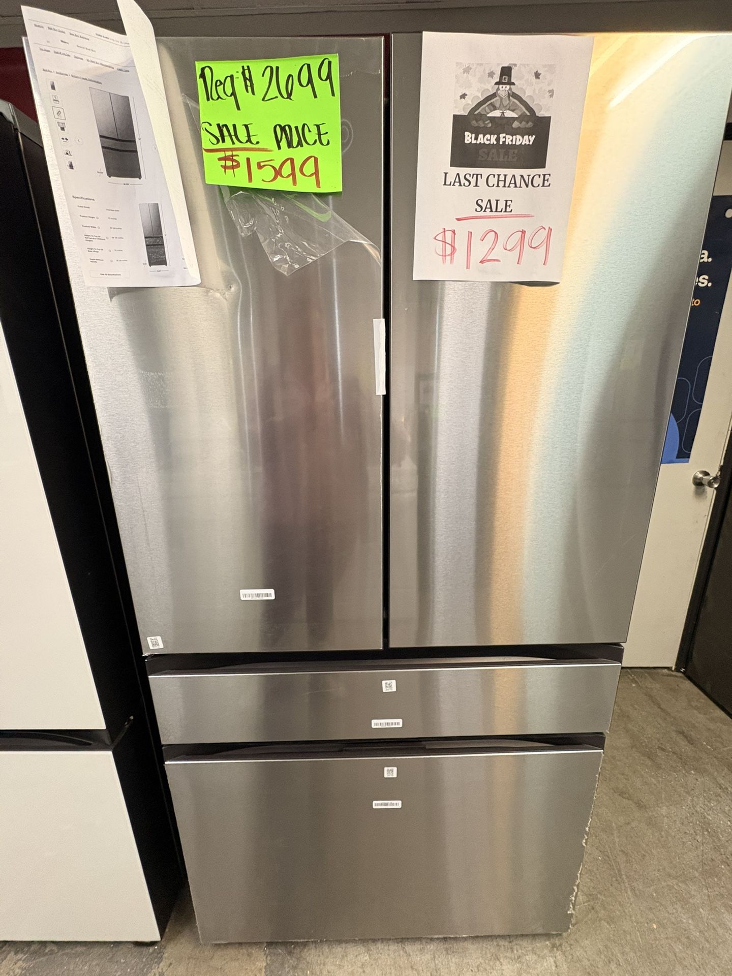 Stainless Steel Refrigerator 
