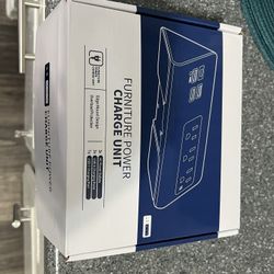 Clamp Mount Power Strip With USB Ports