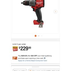 Milwaukee Fuel M18 Drill