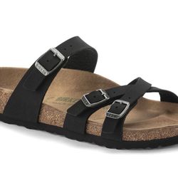 Birkenstock Arizona Franca Black New $75 Size 38