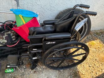 Wheel chair and walker