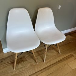 2 Eames-like Dining or Desk Chairs