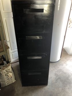 Two file cabinets