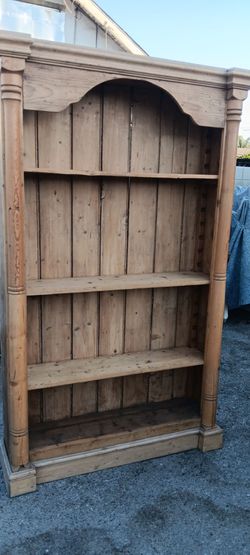 Wooden bookcase