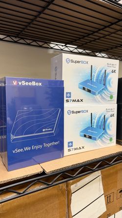 VSee Box V6 Max V See Box V6 Plus Superbox S7 Max Super Box S6 Max - Streaming Players