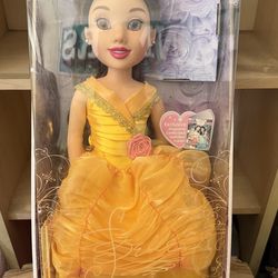 First addition belle doll!! Perfect and brand new just slight damage to the box! Retail for $200