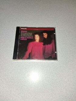 BRAHMS 21 HUNGARIAN DANCES KATIA & MARIELLE LABEQUE CD NEW FACTORY SEALED