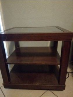 Glass Side Table