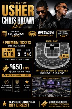Sept 26th - Usher & Chris Brown