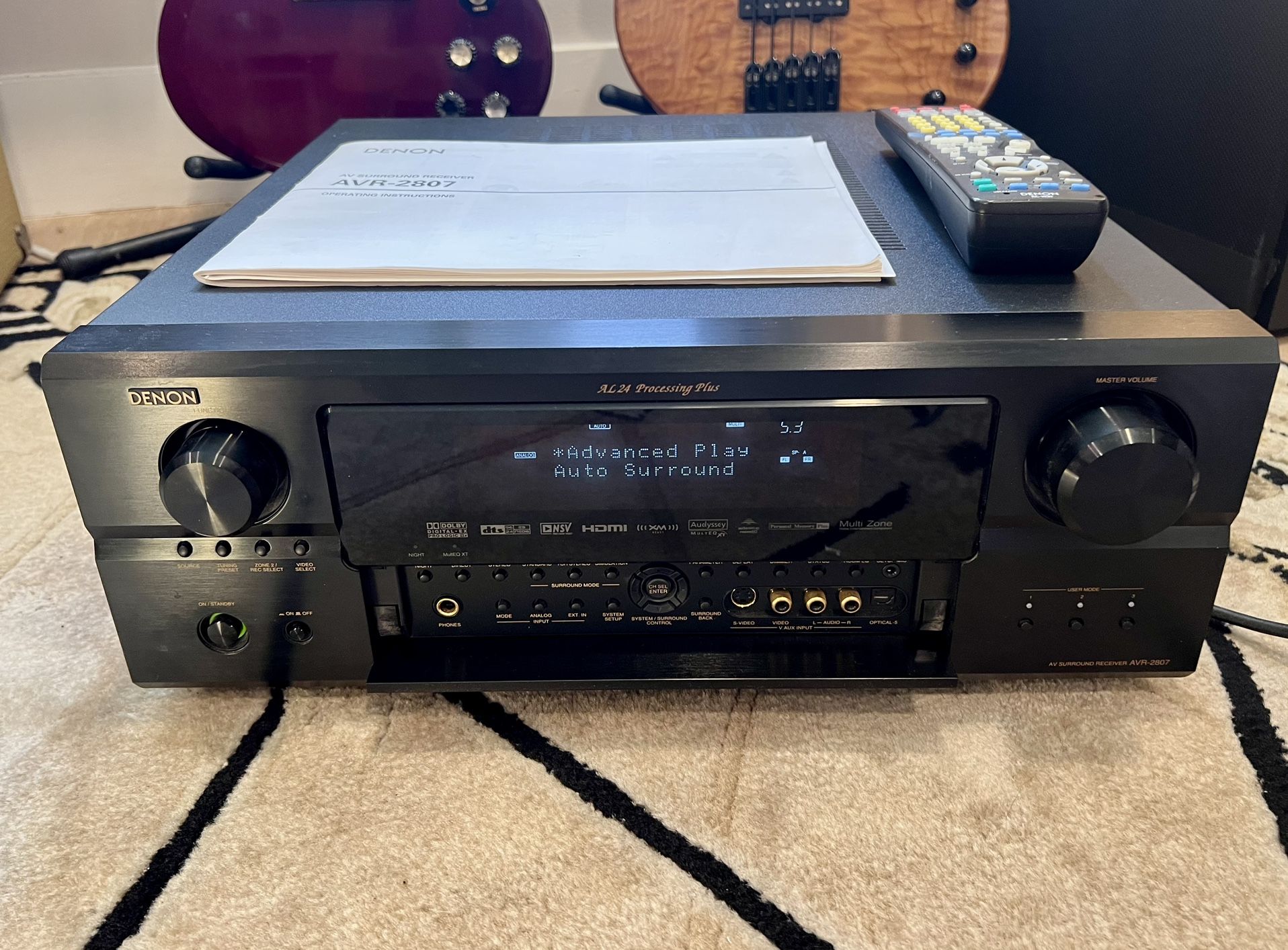 Denon AVR-2807 – 7.1 Channel A/V Surround Receiver – Excellent Condition
