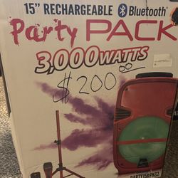 3,000 Watt Portable Speaker