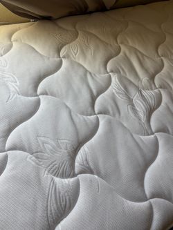ortho twin mattress with headboard and bed fram included