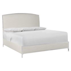 Silhouette White King Panel Bed
