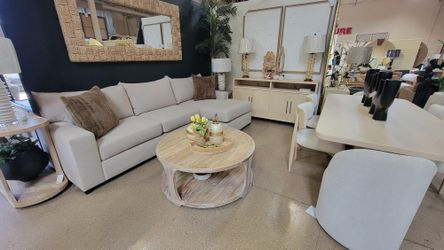 Proudly Made In USA 2 pc Contemporary Custom-Made sectional