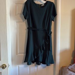 Women’s 20W Dark Green Cocktail Dress