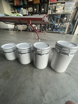 White Canisters