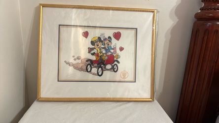 Licensed Disney Commemorative Serigraph Limited Edition 60th Anniversary