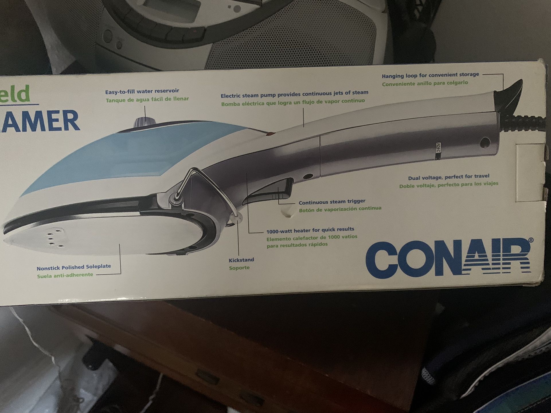 Deluxe Handheld Fabric Steamer