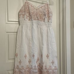 New With Tags: White Summer Dress