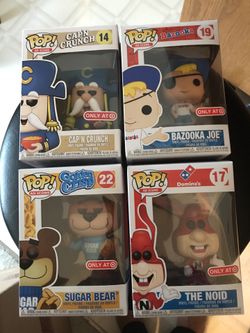 Funko pop exclusive ad icon set of 4