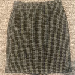 Wool Pencil Skirt