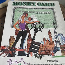 Vtg Money Card An American Express Travel Game 1972